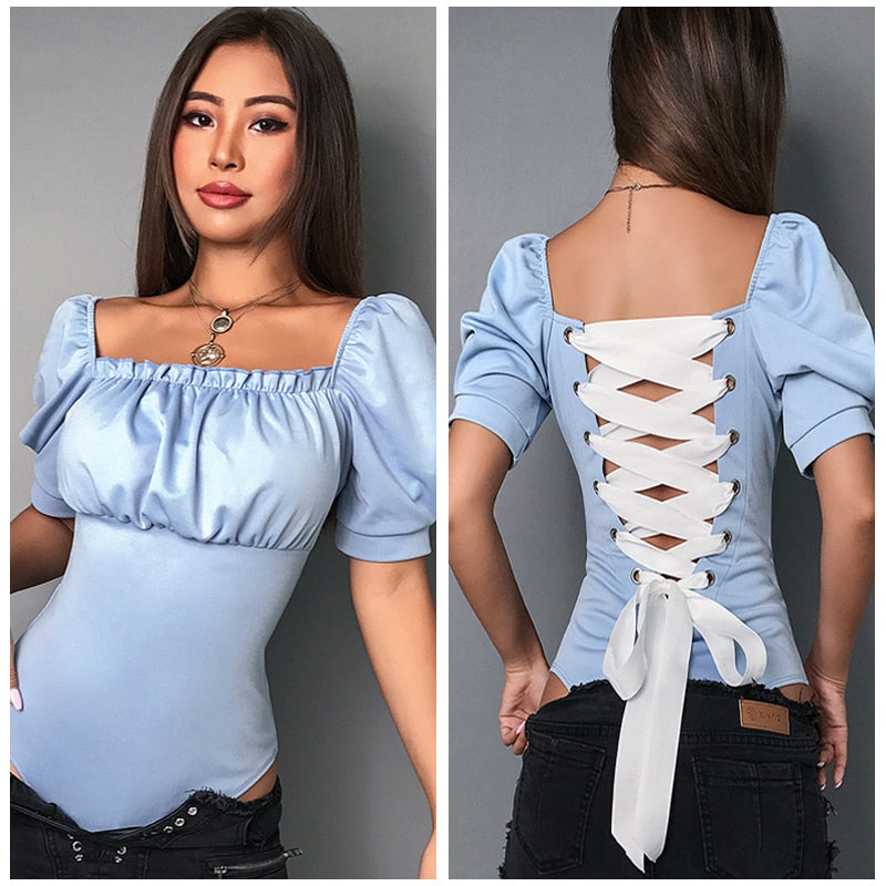 Open crotch bodysuit Lingerie-Avenue