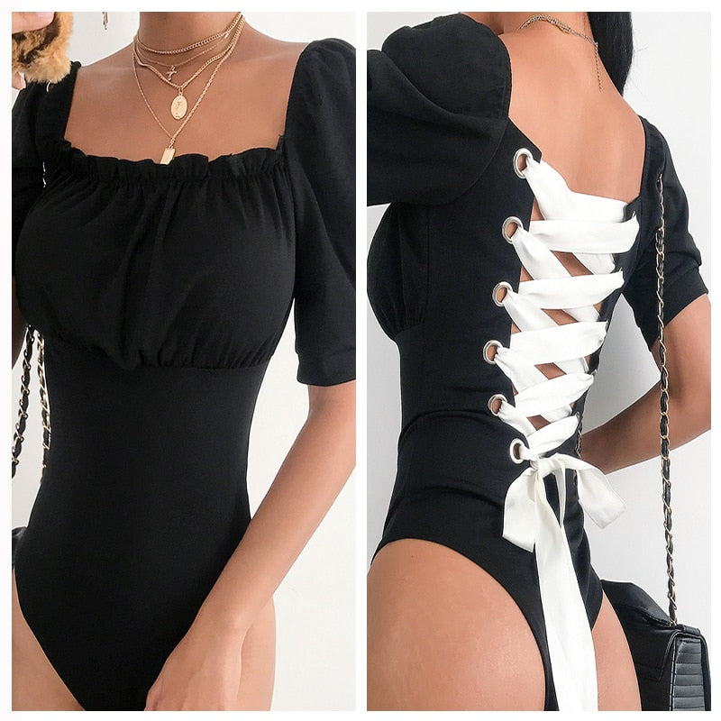 Open crotch bodysuit Lingerie-Avenue