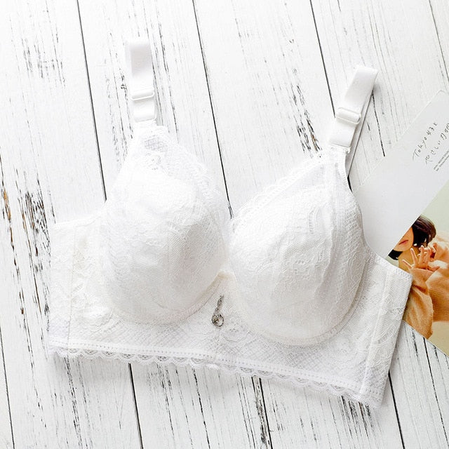 Lace bra plus size thin cup Lingerie-Avenue
