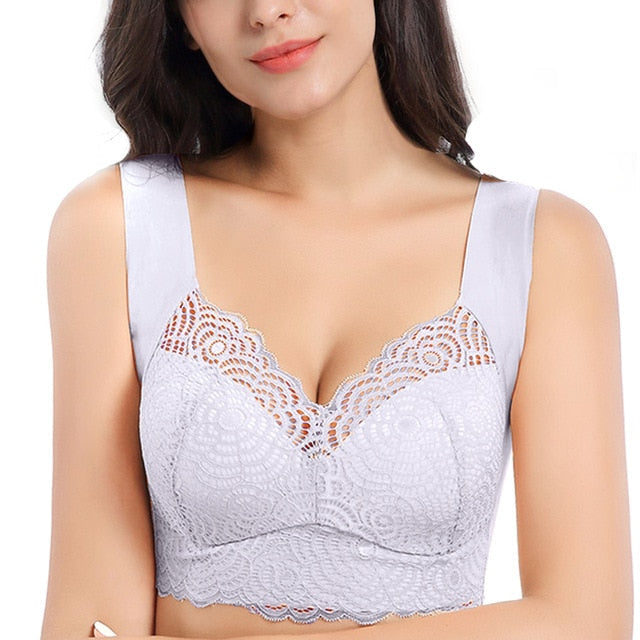 Wire free lace bra Lingerie-Avenue