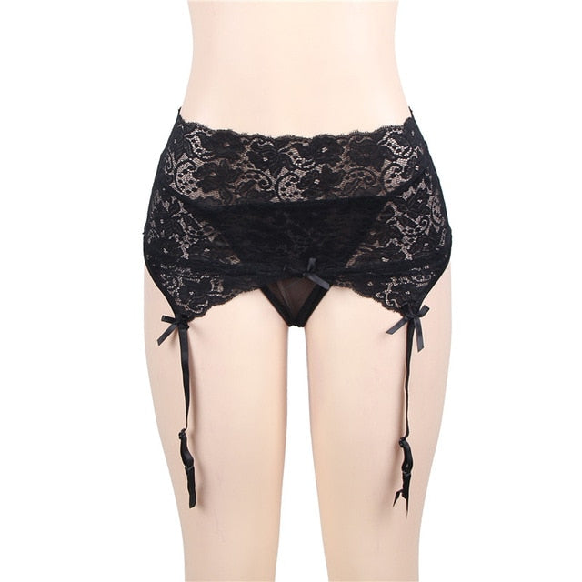 G-string & Garter lace Lingerie-Avenue